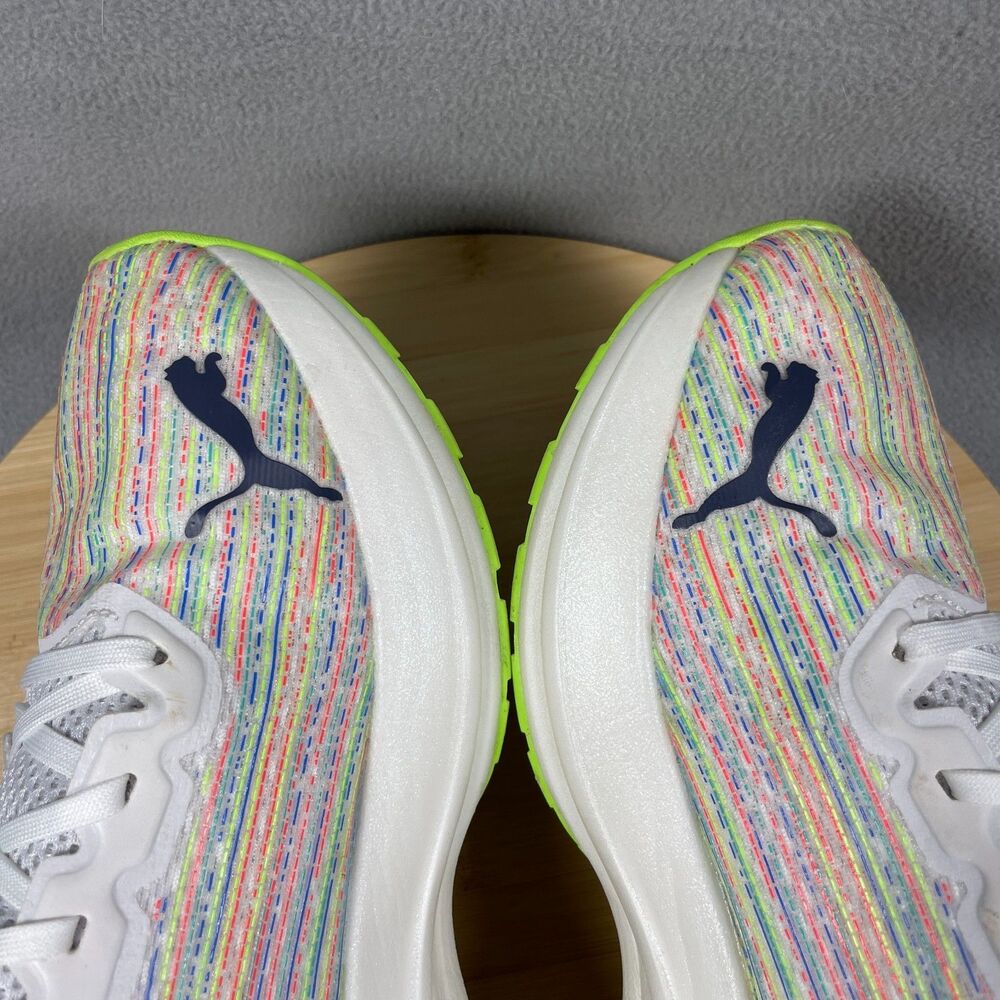Puma Deviate Nitro Spectra Womens Size 10 Running Shoes Sneakers Multicolor - Picture 10 of 16